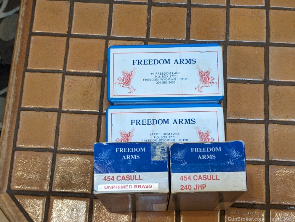 200 pieces FA Freedom Arms 454 Casull brass-img-1