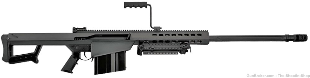 BARRETT Model M82A1 Rifle 50BMG 29" BLK 50 Caliber M82 A1 Bipod 13316 NEW-img-1