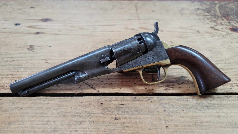 Col. Samual Colt 1862 Police Black Powder Revolver 36 caliber matching-img-0