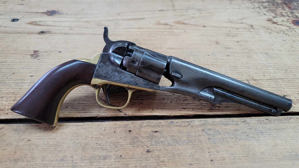 Col. Samual Colt 1862 Police Black Powder Revolver 36 caliber matching-img-12