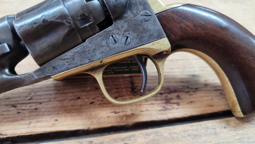 Col. Samual Colt 1862 Police Black Powder Revolver 36 caliber matching-img-4