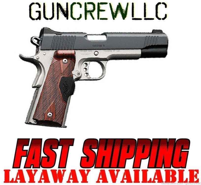  Kimber Custom II Two-Tone LG TT 3200387 CT Laser Grips 1911 45acp Layaway-img-0