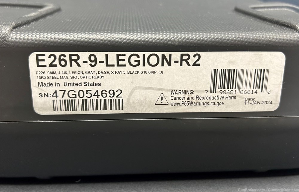 Sig Sauer P226 Legion 9mm 15rd 4.4" Barrel Optics Ready-img-7