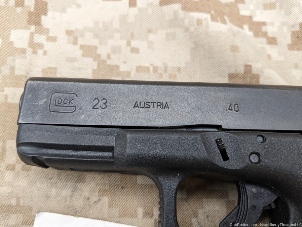 Glock 23 Gen 3 Pistol .40 S&W Police Trade In/USED G23 Austria Very Good-img-3