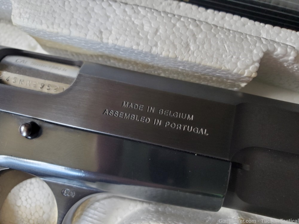 Browning Hi-Power Belgian (Portugal Assembly) 9mm Pistol Original Box!-img-5