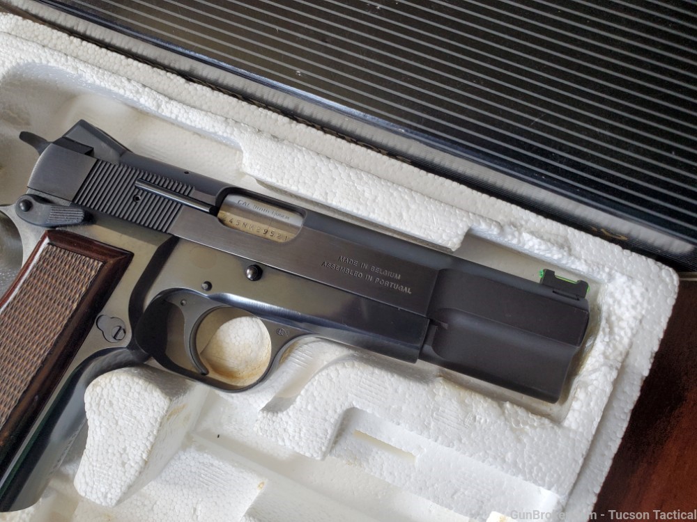 Browning Hi-Power Belgian (Portugal Assembly) 9mm Pistol Original Box!-img-7