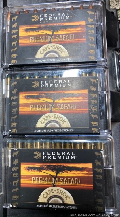 Federal Premium 375 H&H Mag Ammo 60 rounds 300 GR-img-0