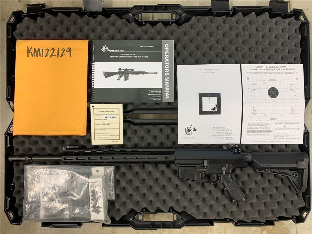 KAC Knights Armament SR-25 E2 APR 20" HB SR25 URX 4 M-LOK QDC #31961-img-0