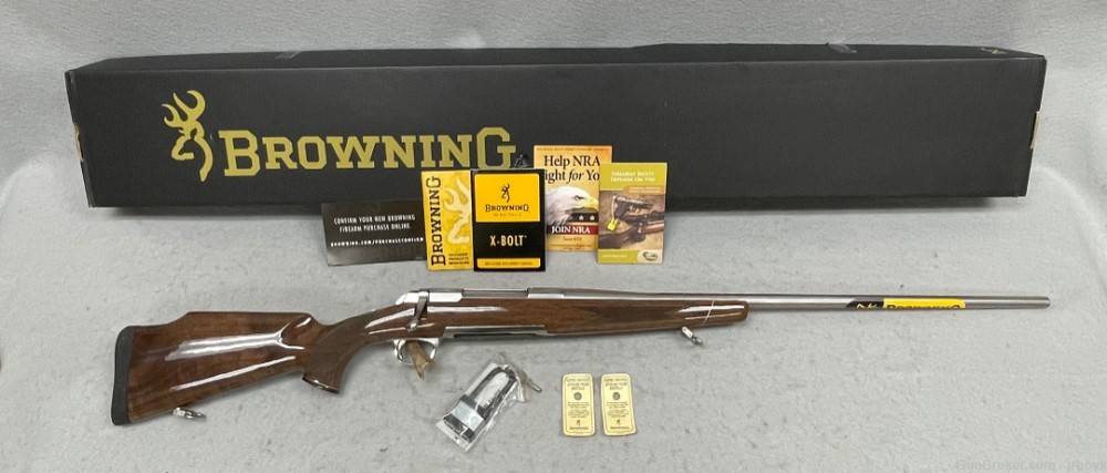 *NEW OLD STOCK* BROWNING X-BOLT WHITE GOLD MEDALLION, 300 WIN MAG, 26" BBL-img-0