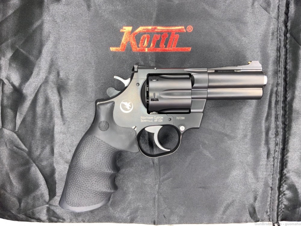 KORTH MONGOOSE 357 MAGNUM / 9MM 3" DOUBLE ACTION REVOLVER W/ ACCESSORIES-img-10
