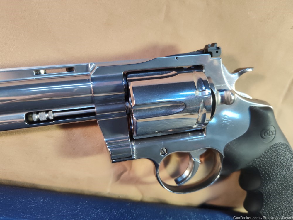 Colt Anaconda 6" Shot Revolver 8" Barrel .44 Magnum Stainles Steel WOW!!-img-8