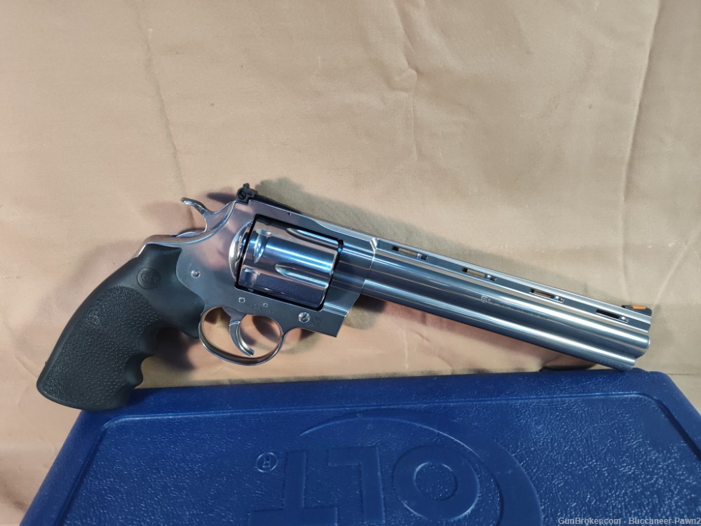 Colt Anaconda 6" Shot Revolver 8" Barrel .44 Magnum Stainles Steel WOW!!-img-17