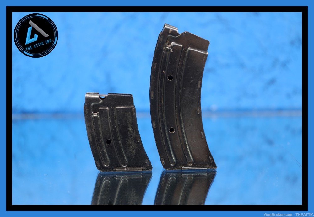 LOT OF 2 WINCHESTER MODEL 52 56 57 69 69A 75 22 LONG RIFLE MAGAZINES-img-0