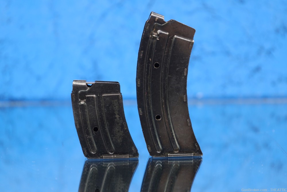LOT OF 2 WINCHESTER MODEL 52 56 57 69 69A 75 22 LONG RIFLE MAGAZINES-img-1