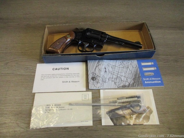 Smith & Wesson 10-5 5" 38spl Blued Pinned Barrel Pre Lock S&W 10 38 Special-img-2
