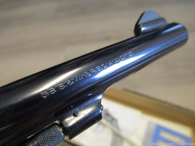 Smith & Wesson 10-5 5" 38spl Blued Pinned Barrel Pre Lock S&W 10 38 Special-img-3