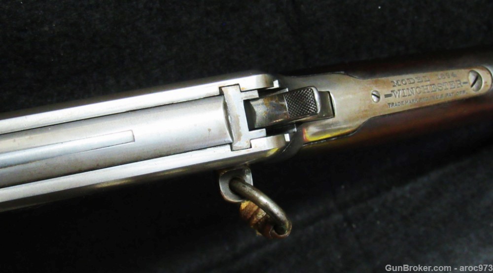 Winchester 1894  Nickel Plated !              38-55 Carbine  Excellent Bore-img-29
