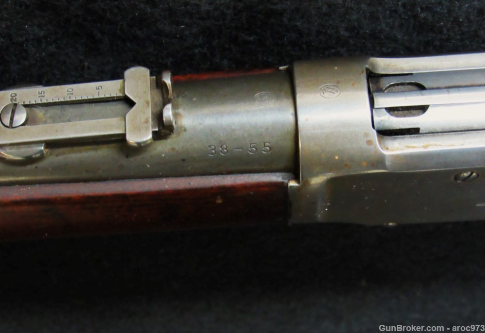 Winchester 1894  Nickel Plated !              38-55 Carbine  Excellent Bore-img-35