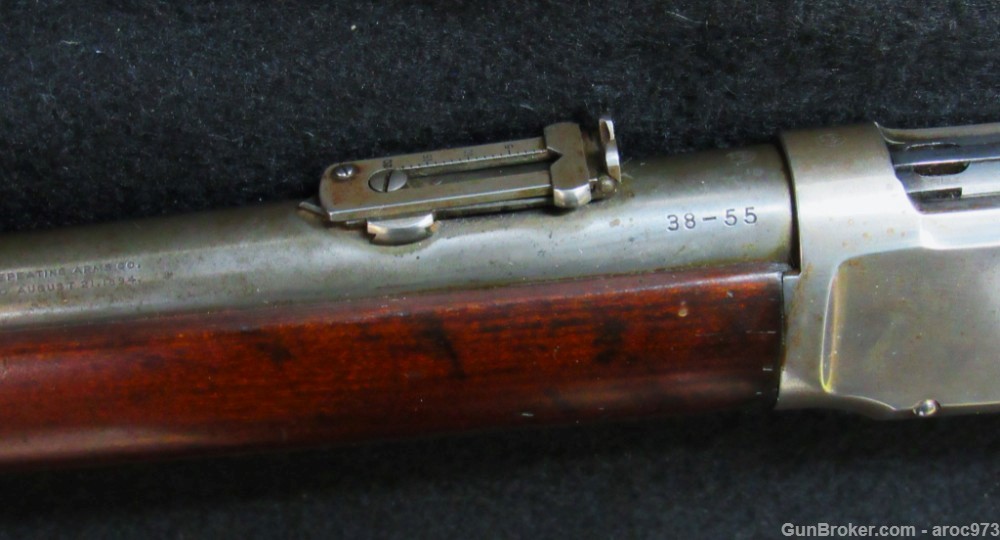 Winchester 1894  Nickel Plated !              38-55 Carbine  Excellent Bore-img-39