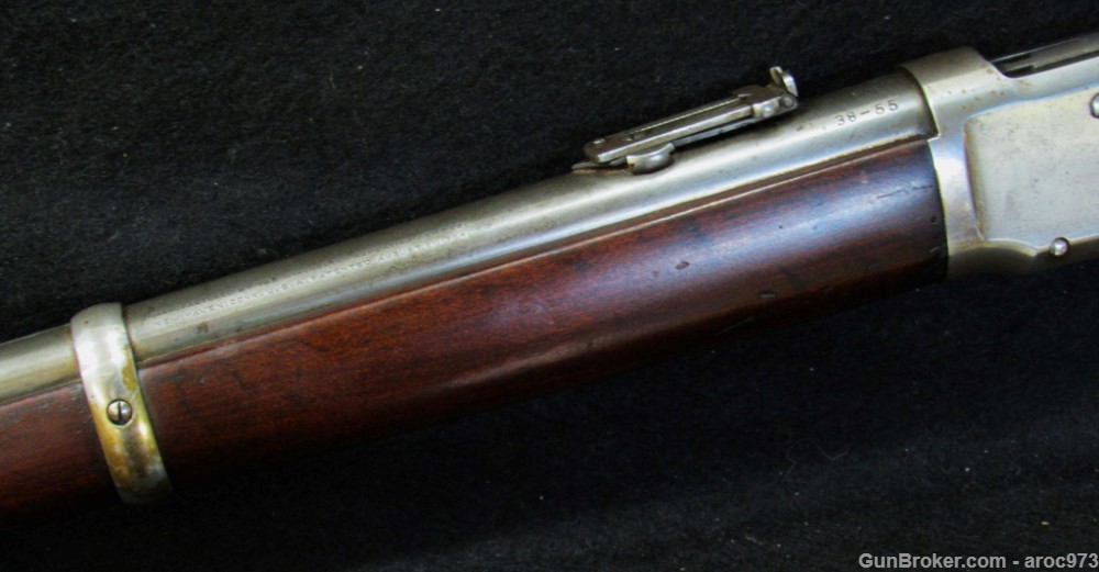 Winchester 1894  Nickel Plated !              38-55 Carbine  Excellent Bore-img-47