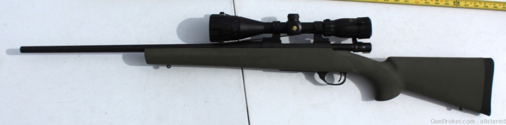 Howa 1500 243 Win 22" Hogue Green Stock Nikko Stirling 3.5-10x44 Side Focus-img-8