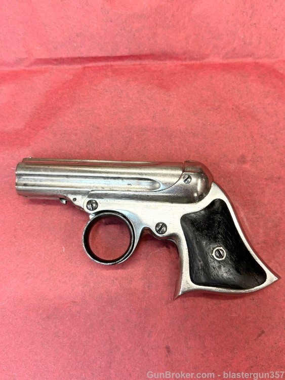 Remington Elliot 5 Shot Proof mark Derringer Ring Trigger 22 short Nickel -img-10