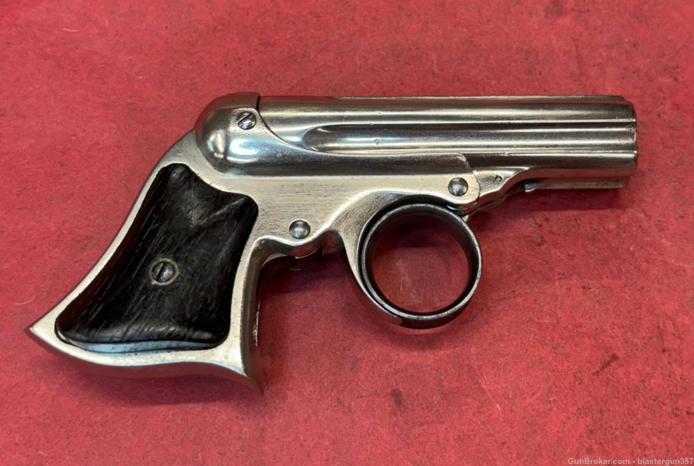 Remington Elliot 5 Shot Proof mark Derringer Ring Trigger 22 short Nickel -img-7