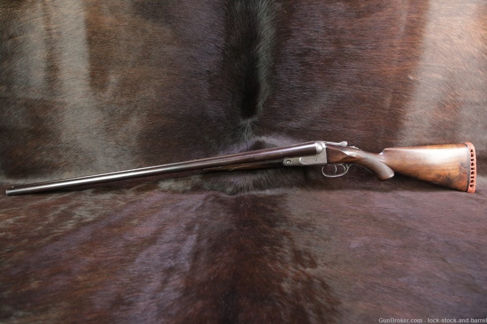 Parker Bros DH Grade Hammerless 12 GA SXS Side by Side Shotgun MFD 1905 C&R-img-3