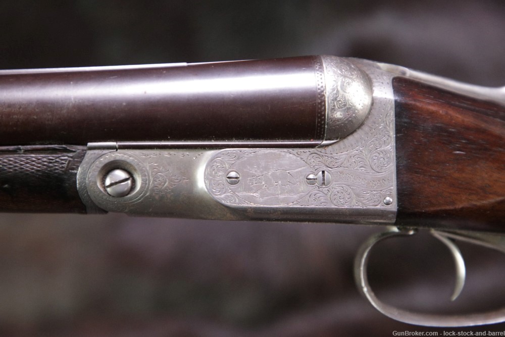Parker Bros DH Grade Hammerless 12 GA SXS Side by Side Shotgun MFD 1905 C&R-img-16