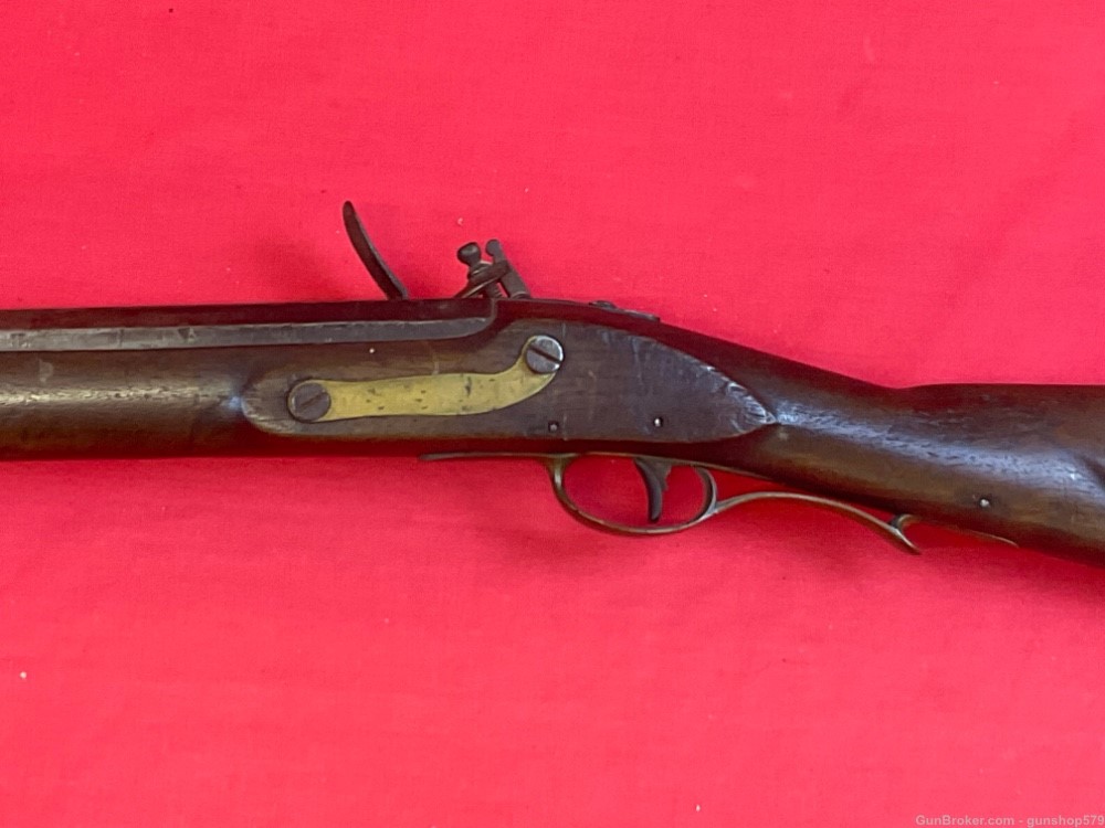 RARE Cogswell Troy New York State Contract Pattern 1814 Rifle 54 Cal Flint-img-3