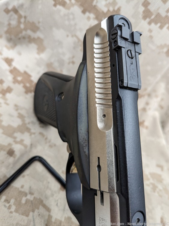 Browning Buck Mark Micro Nickel .22LR Pistol 4" BBL MFG in 1995 USED VG-img-14