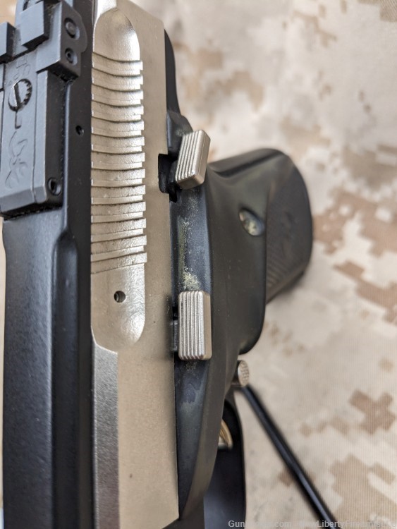 Browning Buck Mark Micro Nickel .22LR Pistol 4" BBL MFG in 1995 USED VG-img-7