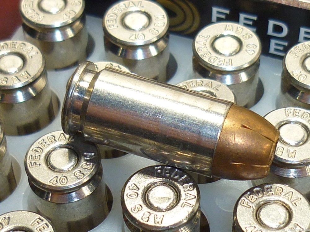 50rd - FEDERAL 165gr HST - .40 S&W - JHP HP Self Defense Ammo-img-5