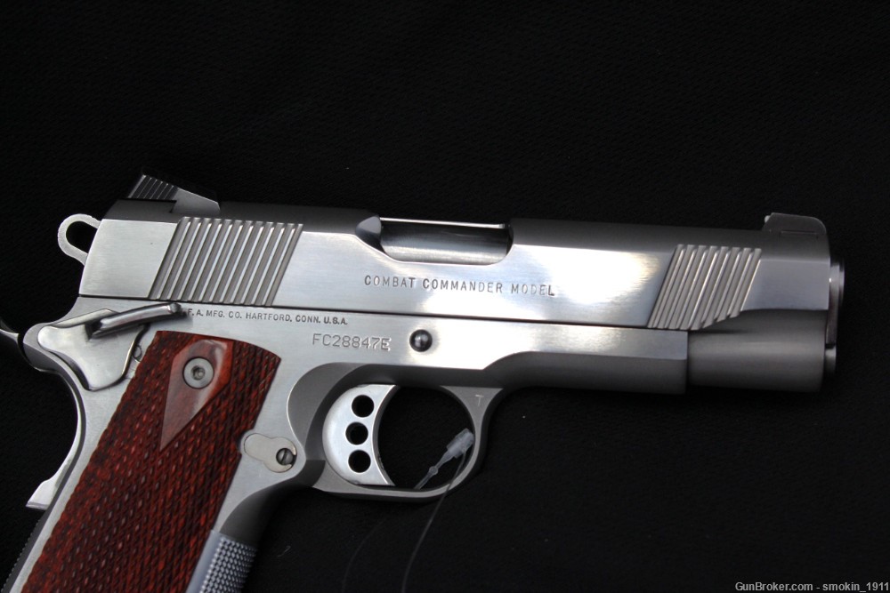 Colt Combat Commander 1911 Stainless 45ACP Series 80, mfg 2007; USED-img-6