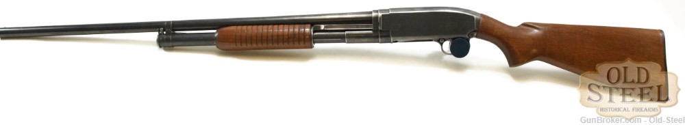 Winchester Model 12 MFG 1949 Slam Fire Shotgun W/ Original Box-img-9
