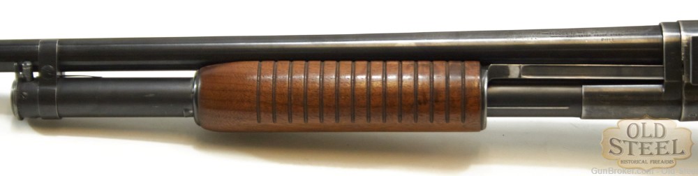 Winchester Model 12 MFG 1949 Slam Fire Shotgun W/ Original Box-img-11