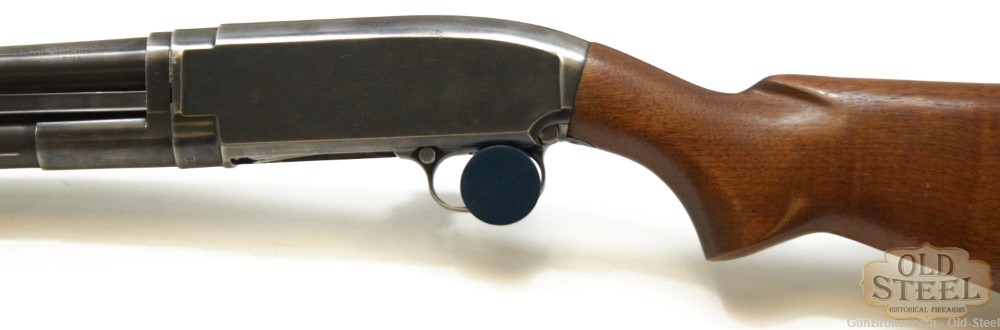 Winchester Model 12 MFG 1949 Slam Fire Shotgun W/ Original Box-img-12