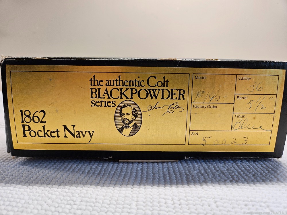  Colt Second Generation 1862 Pocket Navy .36 Cal, NIB-img-0