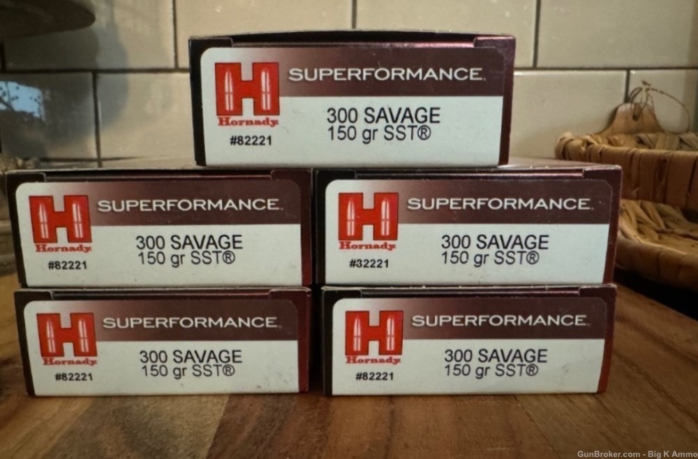 100 Rounds of 300 Savage SST Hornady Superformance 150 Gr ULTRA DESIRABLE-img-0