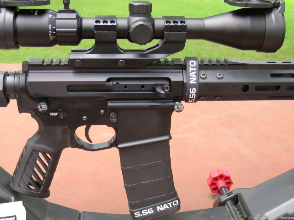 Custom 5.56 Nato Sig 3-12x44mm Scope Adjust. Trigger 3-5lbs-img-11