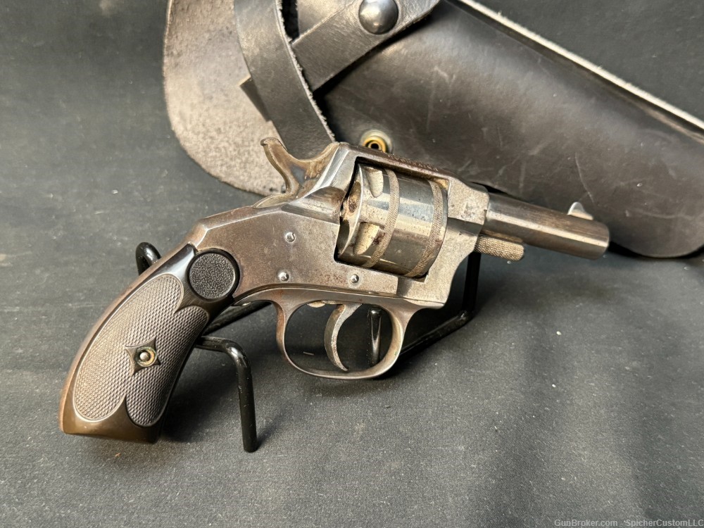 Hopkins & Allen Universal Double Action 38 Cal Revolver - No SA-img-1