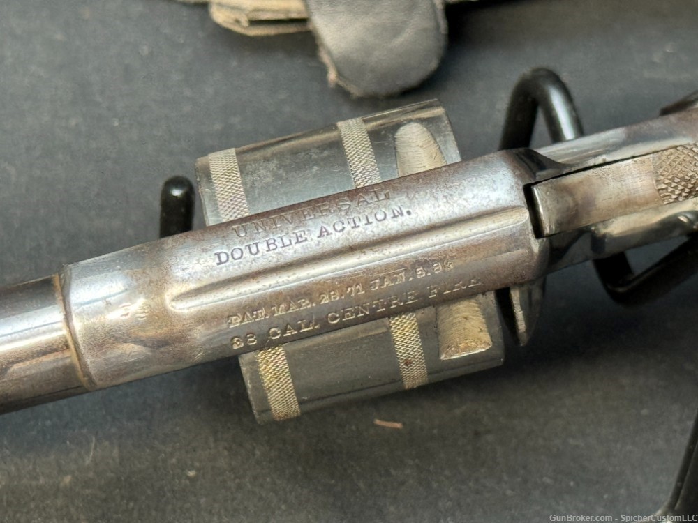 Hopkins & Allen Universal Double Action 38 Cal Revolver - No SA-img-3