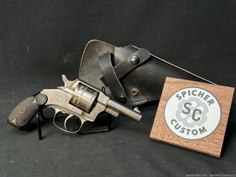 Hopkins & Allen Universal Double Action 38 Cal Revolver - No SA-img-0