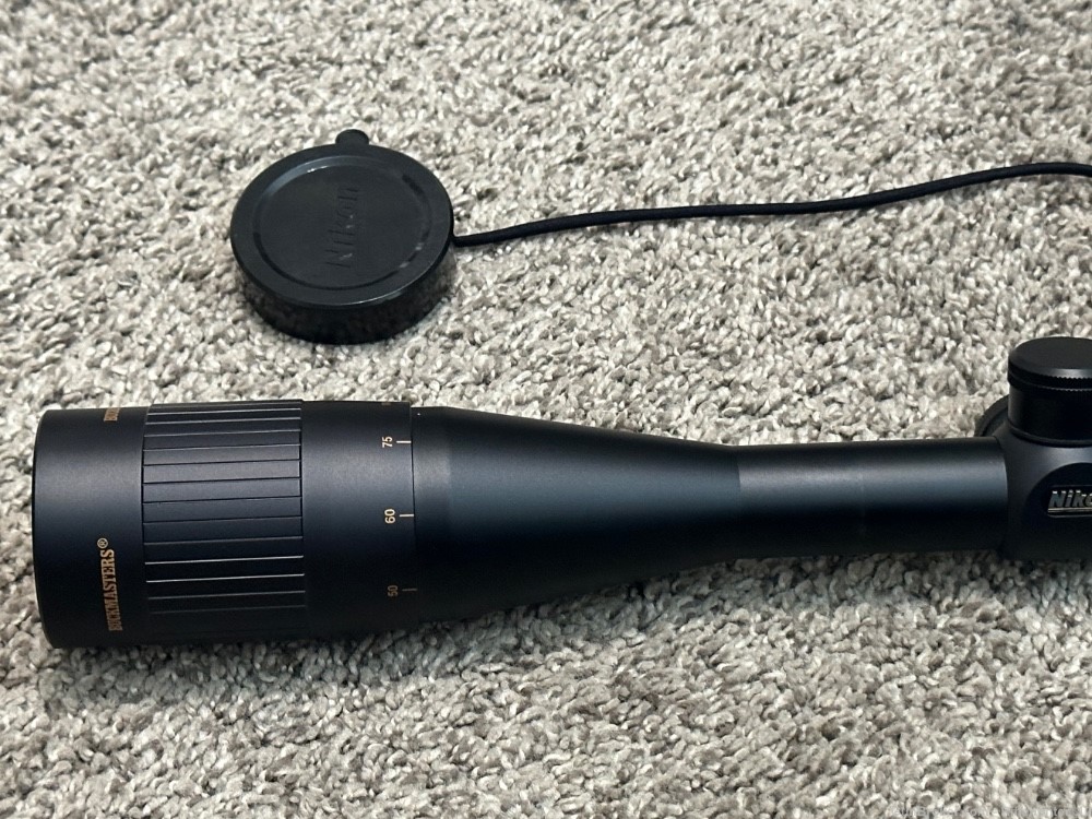 Nikon buckmasters 4.5-14x40mm riflescope 1” tube duplex AO nice matte-img-2