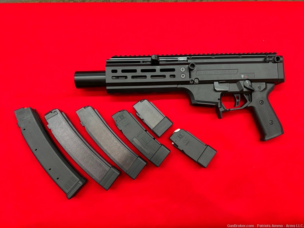 CZ SCORPION EVO 3 S1 PISTOL 9MM 5.3" BARREL (6) MAGS CLEAN W/ EXTRAS USED-img-0