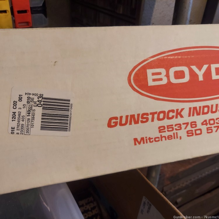 M1 garand laminate stock set manufactured by boyds gunstock industries-img-0