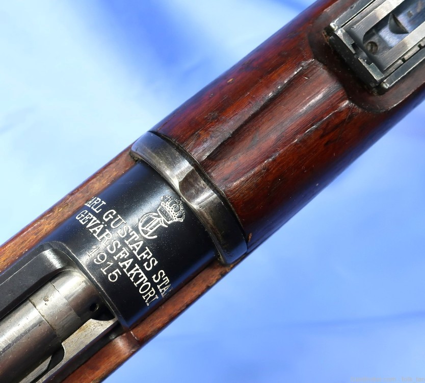 Carl Gustafs Swedish Mauser 1896 6.5x55 ca. 1915 Threaded CAI -img-1