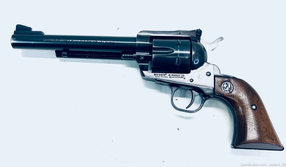 Ruger New Model Blackhawk .41 Rem Mag 6-shot revolver 6.5" barrel (1981)-img-0