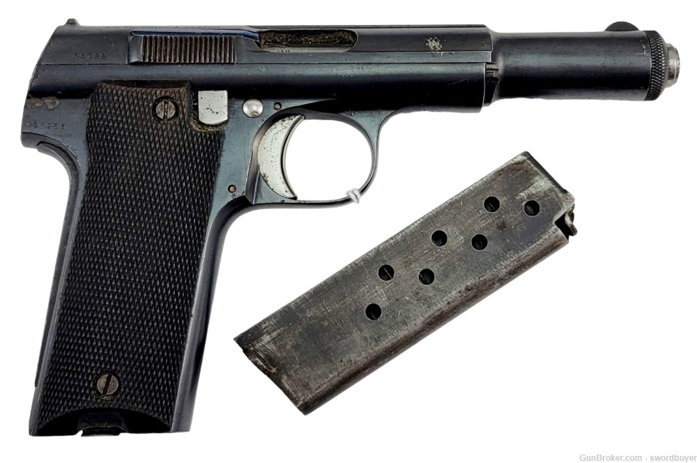 WWII era Spanish ASTRA Model 600/43 9mm Pistol C&R!-img-0