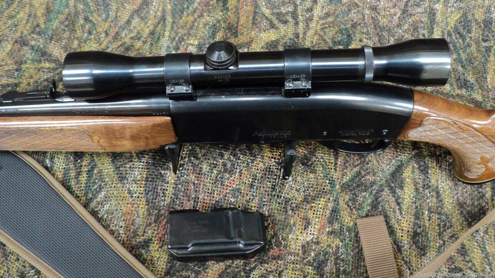 USED Remington Woodsmaster 742 30-06 cal. w/weaver R4C3 Scope .01 NR-img-5